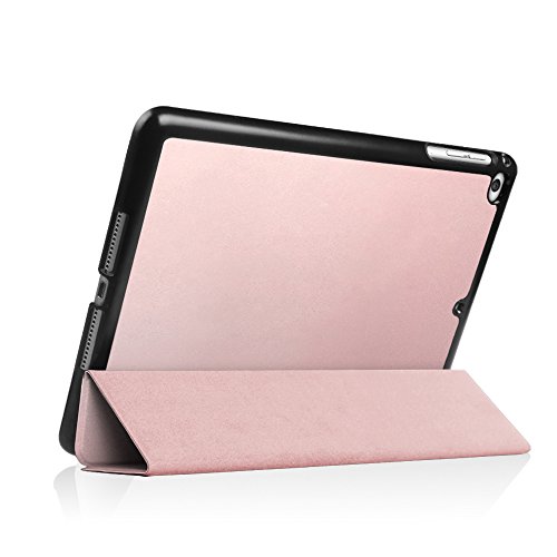 Bekijk afbeelding 2 van 9.7 inch PU Kunstlederen case voor Apple iPad 9.7 2017/2018, Rose Gold